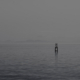 darkened water