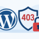 wordpress 403 forbidden