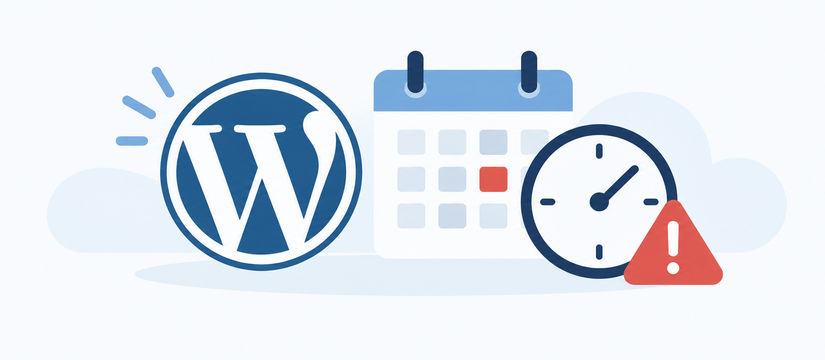 wordpress missed schedule