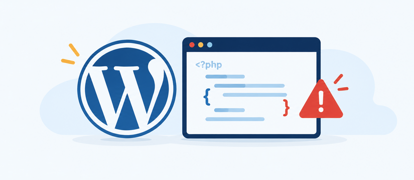 wordpress syntax error